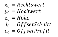 Berechnung des ersten Messpunkts